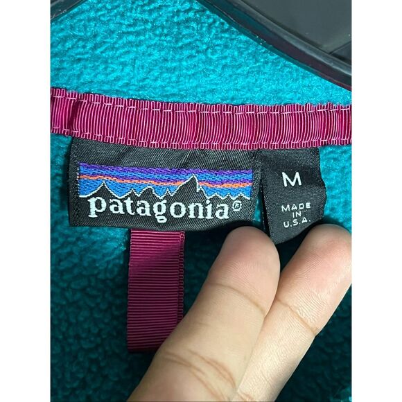 SOLD Vintage 90s Patagonia Snap T Synchilla Fleece Jacket - Picture 4 of 7